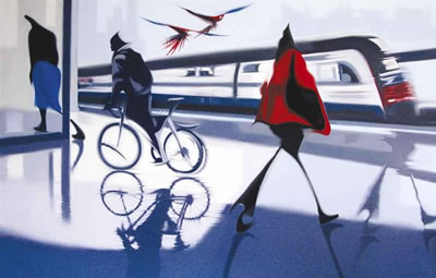 Sample artwork by Tahereh Samadi Tari (Born 1981), known for painting - View similar artists and auction records