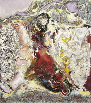 Sample artwork by Bitta Vakili (Born 1973), known for painting - View similar artists and auction records