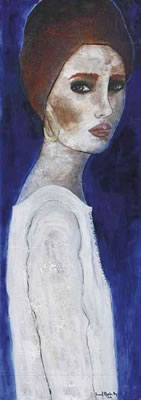 The Blue Profile by Souad Mardam Bey - Auction record, sale price, and art valuation. Compare with similar artists and explore comparable artworks.