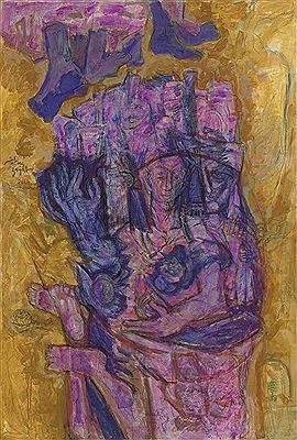 Dance of the City (Andalucian Theme) by Elias Zayyat - Auction record, sale price, and art valuation. Compare with similar artists and explore comparable artworks.