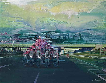 Sample artwork by Mehdi Farhadian (Born 1980), known for painting - View similar artists and auction records