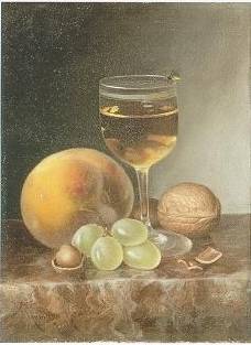 Still Life With Fruit, Wine