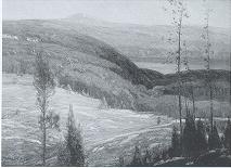 Blue Mountain Lake by Gustave Adolph Wiegand - Auction record, sale price, and art valuation. Compare with similar artists and explore comparable artworks.