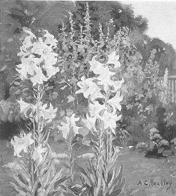 Sample artwork by Anne Cary Bradley (1884 - 1956), known for landscape, floral outdoor, harbors - View similar artists and auction records