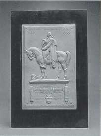 A Gilt Bronze Plaque
