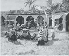 An Arab Piazza by Reuben Le Grande Johnston - Auction record, sale price, and art valuation. Compare with similar artists and explore comparable artworks.