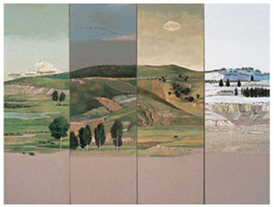 LANDSCAPE OF ORDOS IN THE FOUR SEASONS
