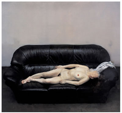 NUDE ON SOFA