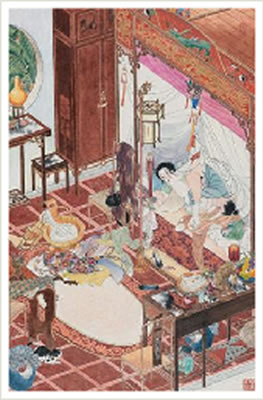 A SCENE FROM JIN PING MEI by Yefo Hu - Auction record, sale price, and art valuation. Compare with similar artists and explore comparable artworks.