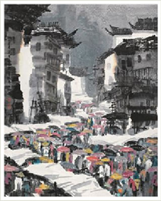 Sample artwork by Xiaoyan Xu (1960 - 2012), known for painting; landscape - View similar artists and auction records