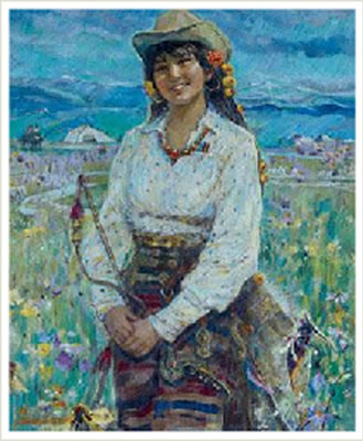 Sample artwork by Zhenmei Gao (Born 1940), known for painting - View similar artists and auction records