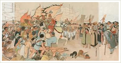 Sample artwork by Jiyou Liu (1918 - 1983), known for painting - View similar artists and auction records