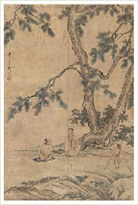CONVERSATION UNDER PINES by Chen Xiao - Auction record, sale price, and art valuation. Compare with similar artists and explore comparable artworks.