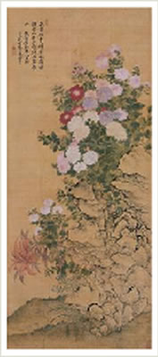 ROCKS AND CHRYSANTHEMUMS