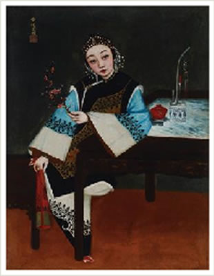THE BEAUTY IN QING DYNASTY by Dasheng Huang - Auction record, sale price, and art valuation. Compare with similar artists and explore comparable artworks.
