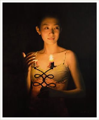 A GIRL IN THE CANDLELIGHT