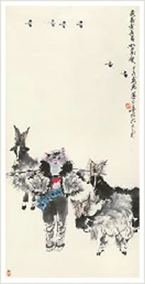 CHILD AND SHEEP