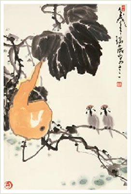 SPARROW AND THE GOURD