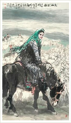 SHEPHERDESS by Zhengming Chen - Auction record, sale price, and art valuation. Compare with similar artists and explore comparable artworks.