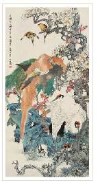 FIVE PAIRS OF BIRDS by Ren Yi - Auction record, sale price, and art valuation. Compare with similar artists and explore comparable artworks.