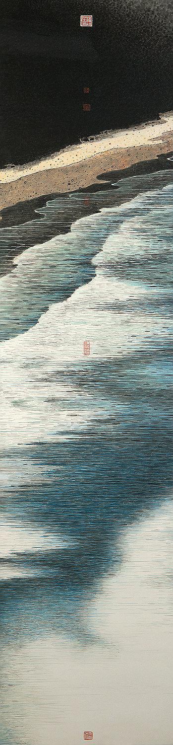 Sea by Xiaokui Huang - Auction record, sale price, and art valuation. Compare with similar artists and explore comparable artworks.