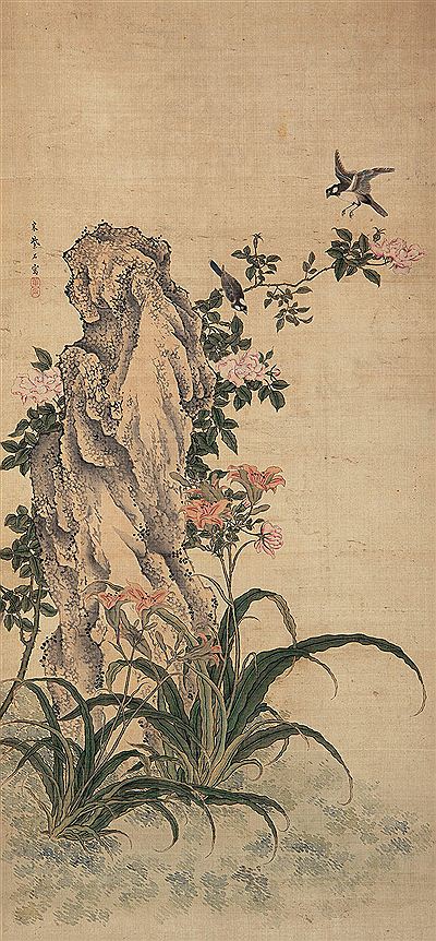 BIRDS AND FLOWERS