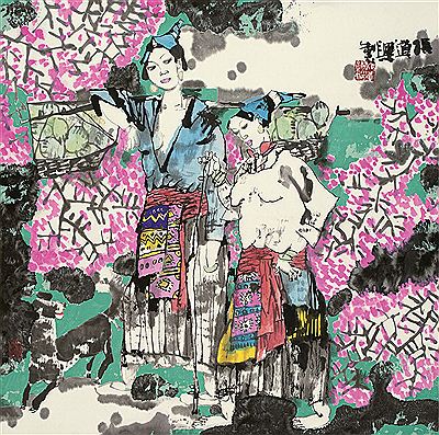 Girls by Daoxing Zhang - Auction record, sale price, and art valuation. Compare with similar artists and explore comparable artworks.