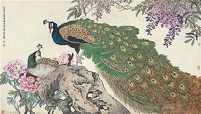 Peacock by Zhifu Zhong - Auction record, sale price, and art valuation. Compare with similar artists and explore comparable artworks.