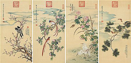AUSPICIOUS BIRDS AND FLOWERS (4)