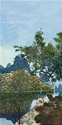 BANK OF LIJIANG RIVER