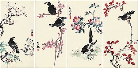 BIRDS AND FLOWERS by Lang Xiao - Auction record, sale price, and art valuation. Compare with similar artists and explore comparable artworks.