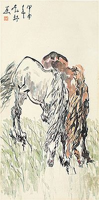 Horses by Boshu Liu - Auction record, sale price, and art valuation. Compare with similar artists and explore comparable artworks.