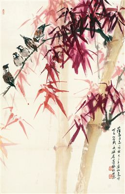 BAMBOO AND SPARROW