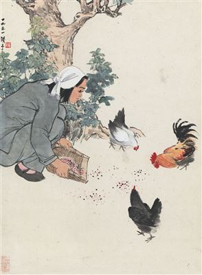 FEEDING CHICKS