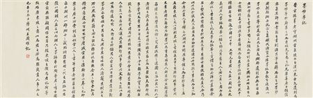 Calligraphy by Guowei Wang - Auction record, sale price, and art valuation. Compare with similar artists and explore comparable artworks.