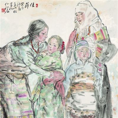 FESTIVAL by Shanming Wu - Auction record, sale price, and art valuation. Compare with similar artists and explore comparable artworks.