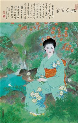 A LADY by Jiezi Pan - Auction record, sale price, and art valuation. Compare with similar artists and explore comparable artworks.