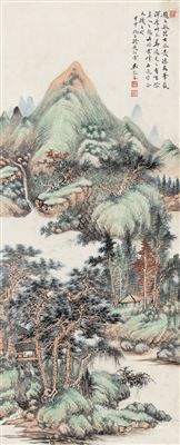THE MOUNTAIN SURROUNDING BY PINES