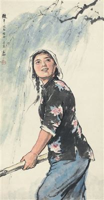 PORTRAIT OF A LADY by Zhaohe Jiang - Auction record, sale price, and art valuation. Compare with similar artists and explore comparable artworks.