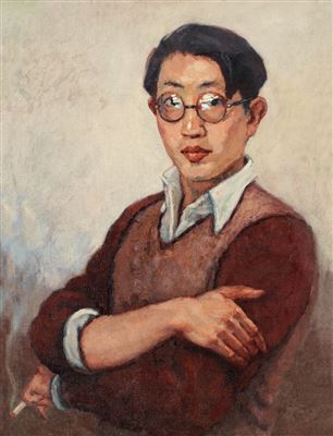 Portrait of Zongwei Sun: Self-portrait