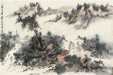 Landscape by Ping Gu - Auction record, sale price, and art valuation. Compare with similar artists and explore comparable artworks.