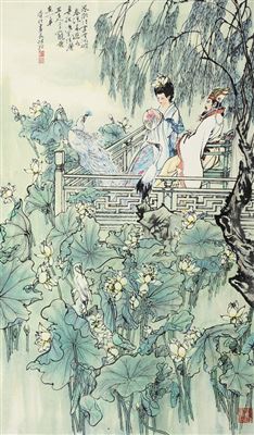 Sample artwork by YouXin Yao (1935 - 1997), known for scroll painting - View similar artists and auction records