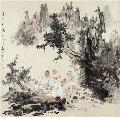 Sample artwork by Ping Gu (Born 1960), known for painting - View similar artists and auction records