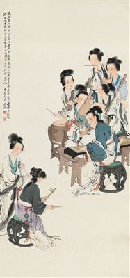 CONCERT by Lingcang Liu - Auction record, sale price, and art valuation. Compare with similar artists and explore comparable artworks.