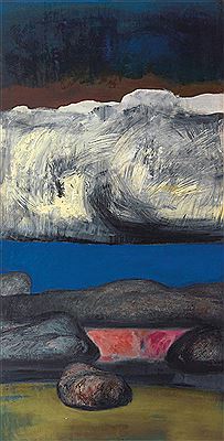 CLOUDY SKY&BLACK STONE