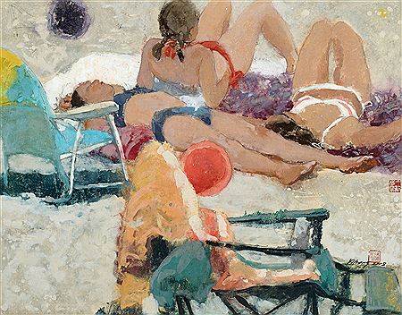 WHITE SANDS by Yihang Pan - Auction record, sale price, and art valuation. Compare with similar artists and explore comparable artworks.