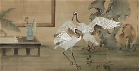 CRANE DANCE by Chunyu Bo - Auction record, sale price, and art valuation. Compare with similar artists and explore comparable artworks.