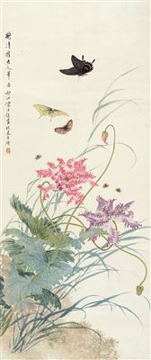 BUTTERFLIES AND FLOWERS