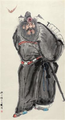 ZHONG KUI THE DEMON QUELLER by Tanqing Hu - Auction record, sale price, and art valuation. Compare with similar artists and explore comparable artworks.