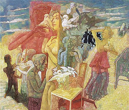 Sample artwork by Li Cao (Born 1954), known for painting - View similar artists and auction records